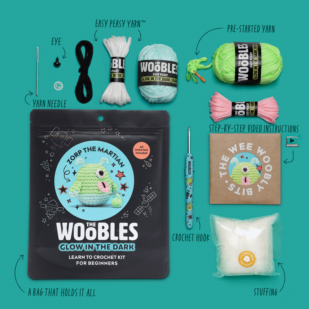Zorp the Martian Crochet Kit