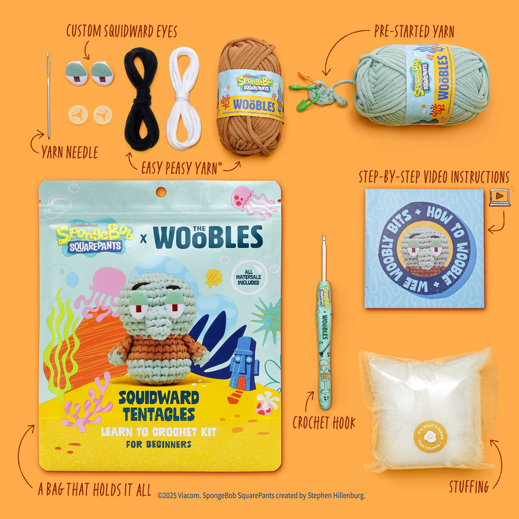 Squidward Tentacles Crochet Kit