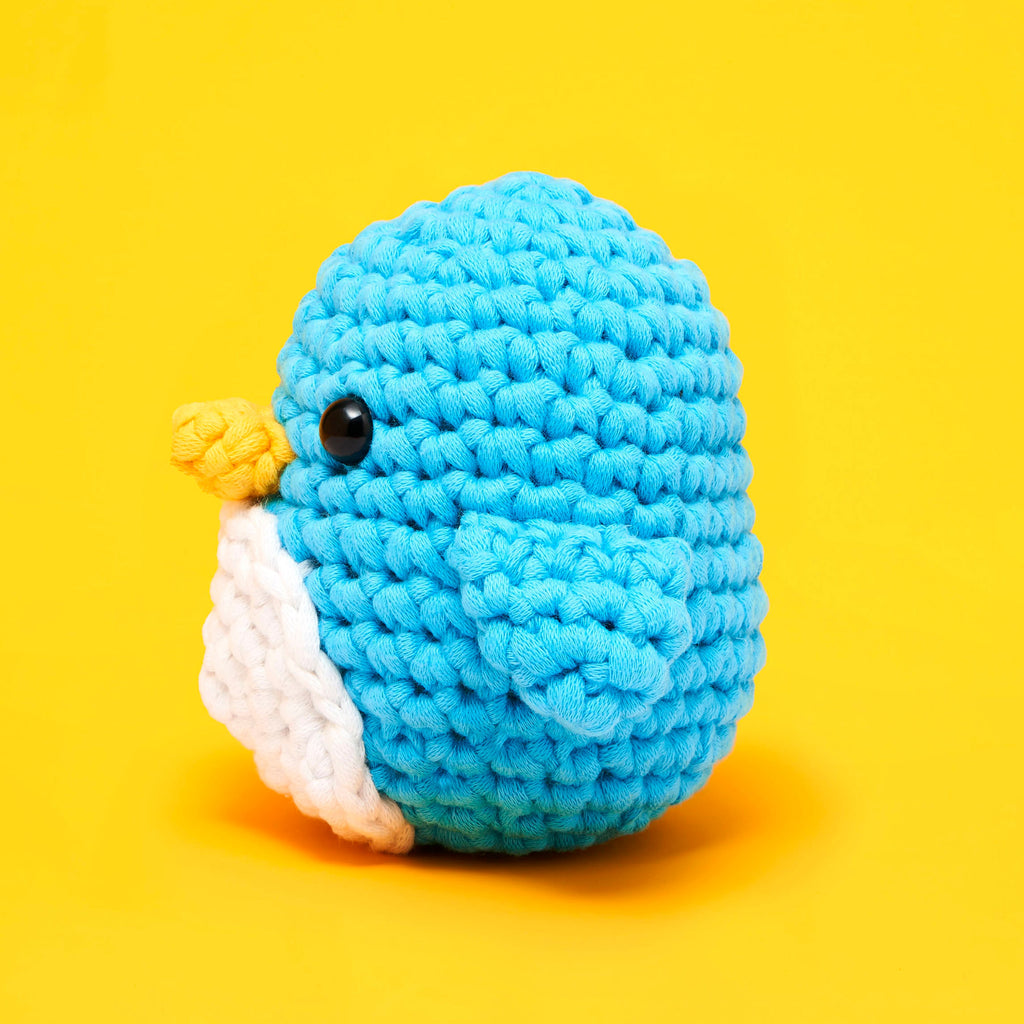 Pierre the Penguin Crochet Kit with Free Charm Bracelet Kit